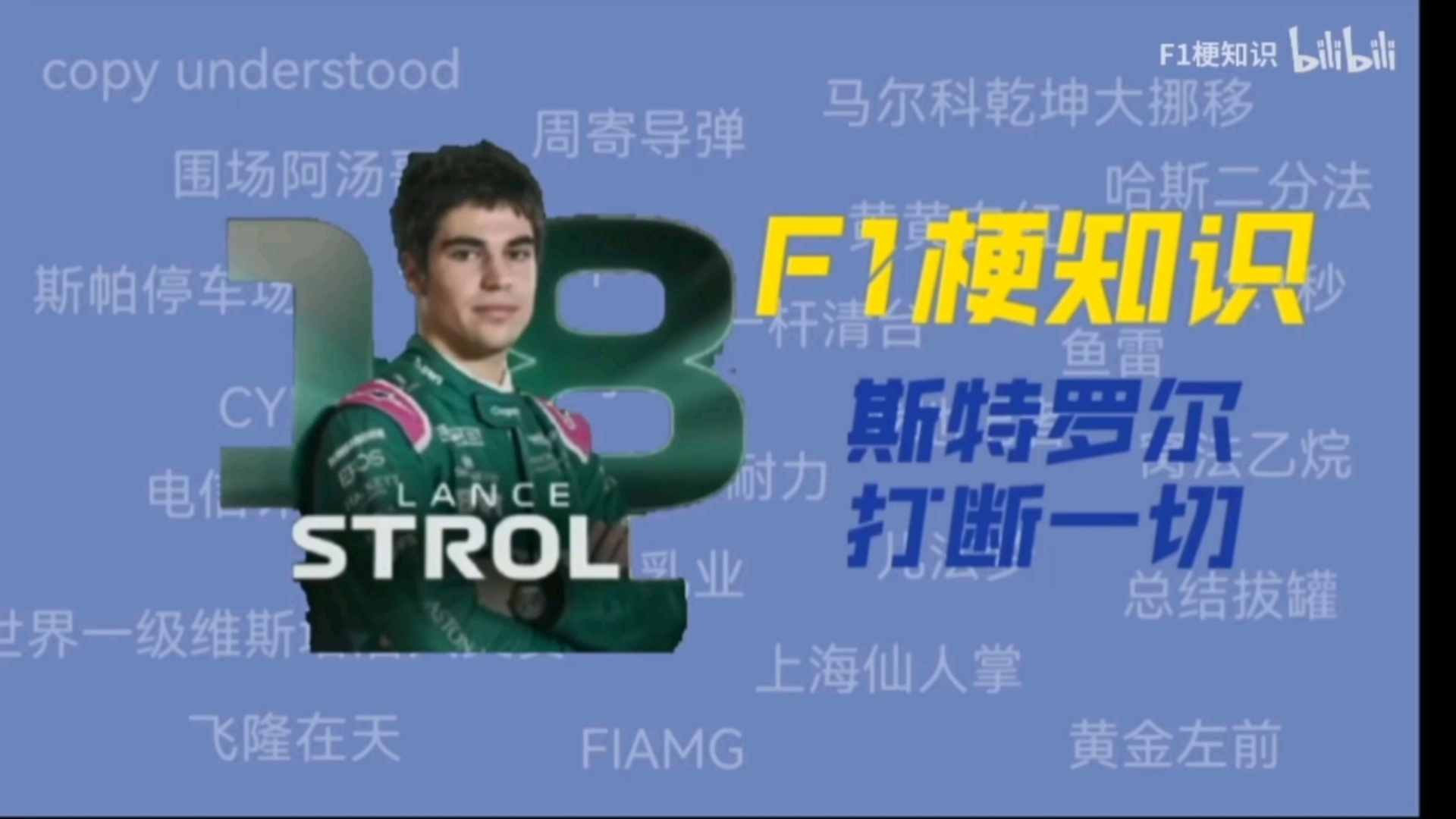 “斯特罗尔打断一切”是什么梗?[F1梗知识]哔哩哔哩bilibili