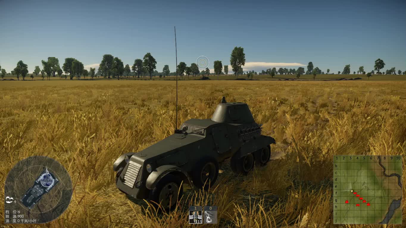 战争雷霆warthunder  ba-11重型装甲车