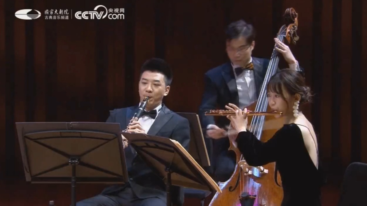 《炎黄风情-拔根芦柴花》_长笛单簧管钢琴弦乐八重奏