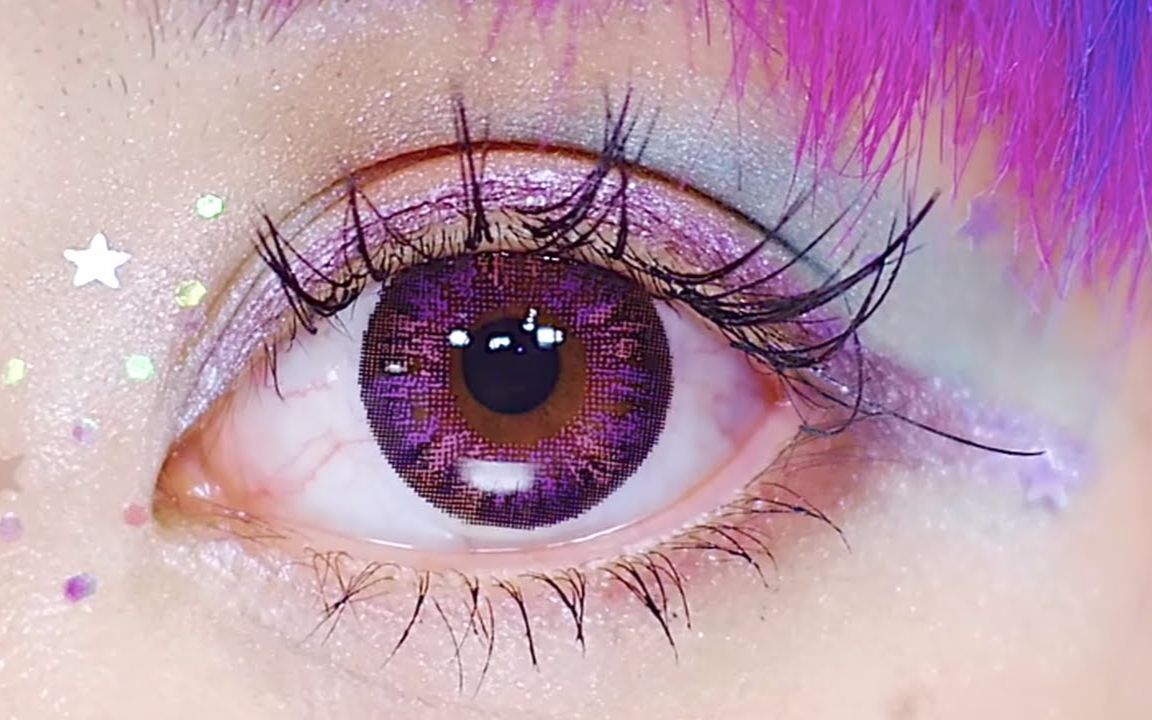 【紅林大空】100日元化妆品 梦幻宇宙星空妆容教程