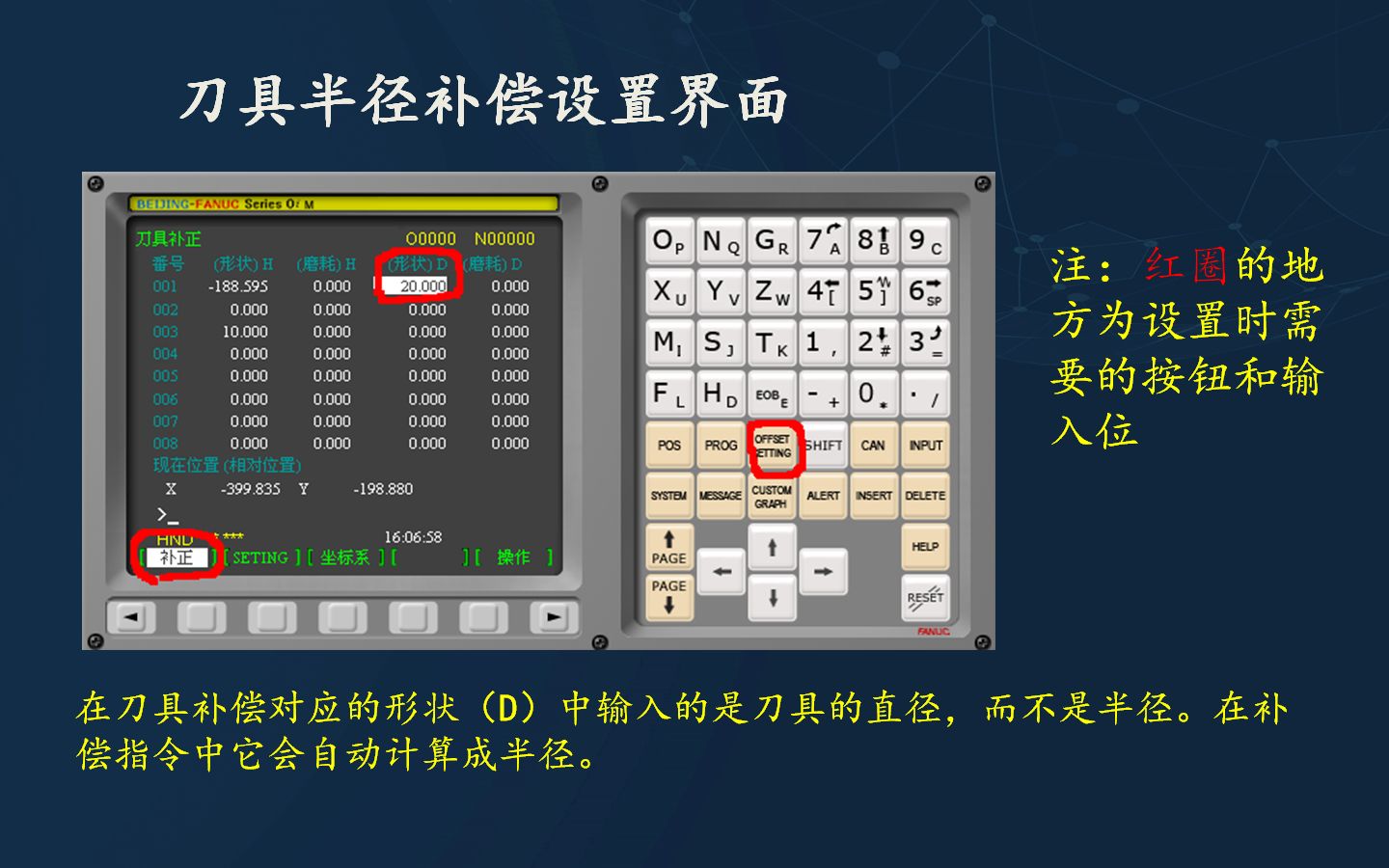 第十节刀具半径补偿指令G41和G42的介绍哔哩哔哩bilibili