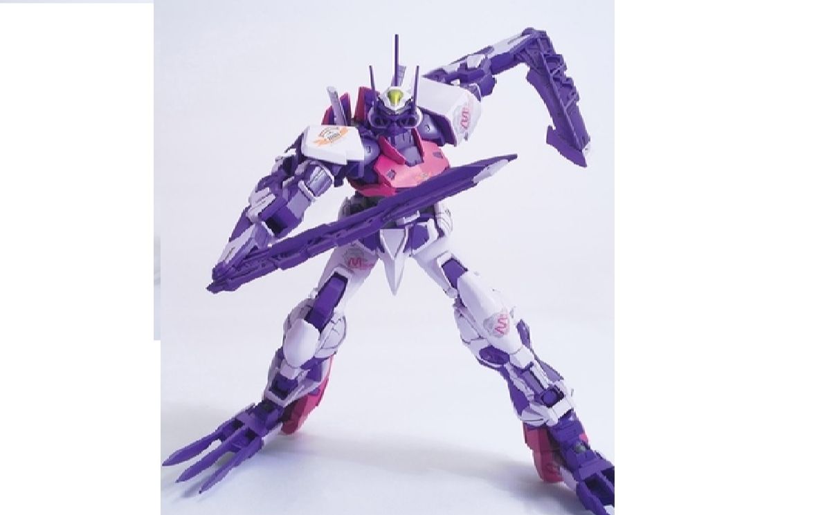 sd敢达怀旧视频异端高达幻惑型异端敢达紫色机