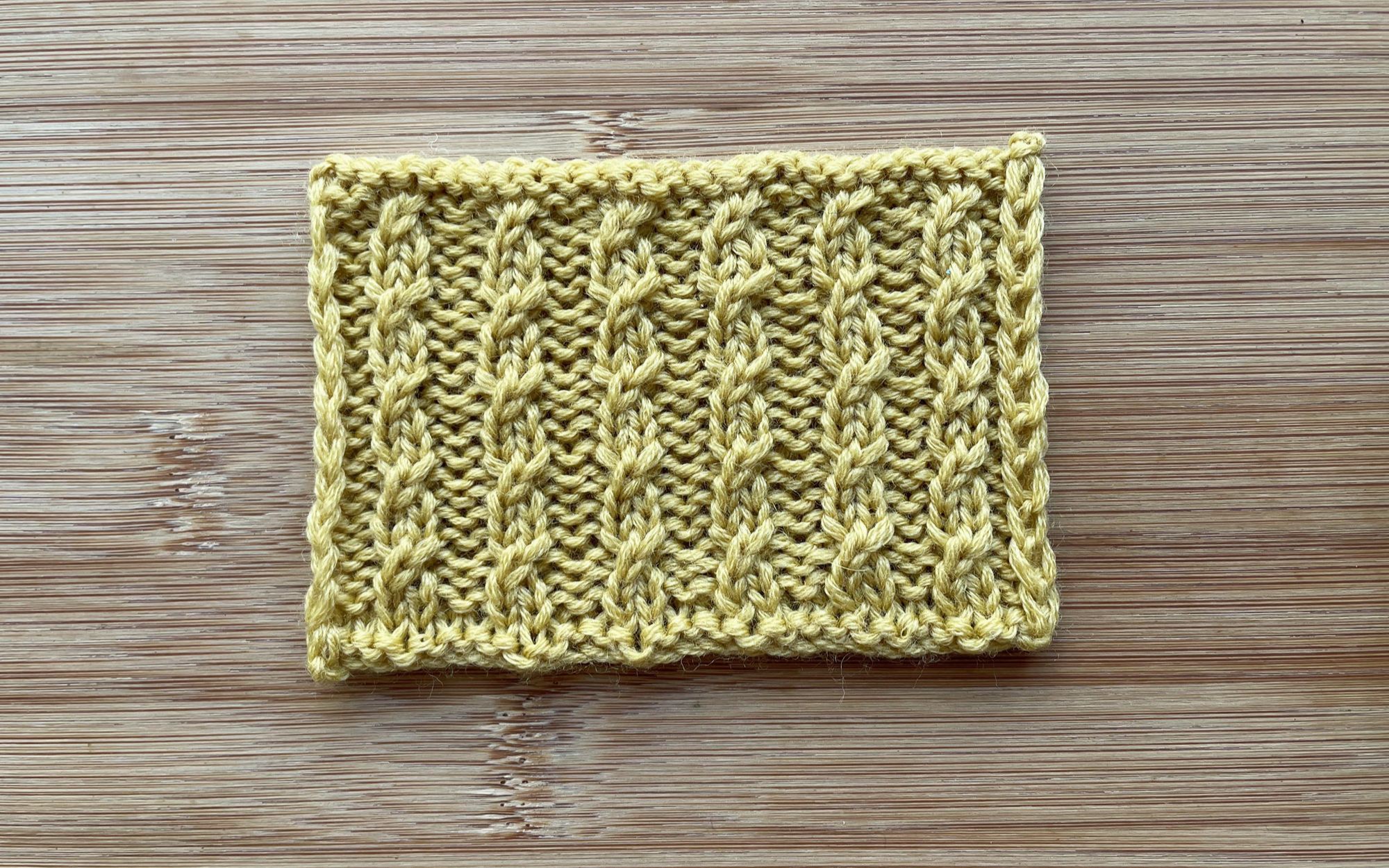 【轻描编织】分享一款棒针麻花花样,针法不多,简单易织,一学就会