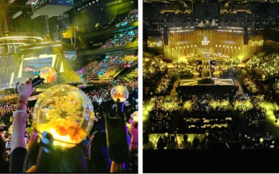 属于tnt的中控777875应援棒亮起来的那一刻一起航向梦闪耀的