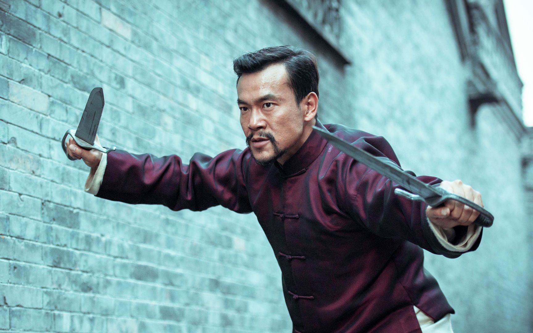 这才是真正的武林宗师南派双刀出神入化街头巷尾横扫各路高手