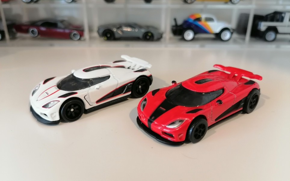 风火轮花园大道柯尼塞格agera r拆包,新老对比pk