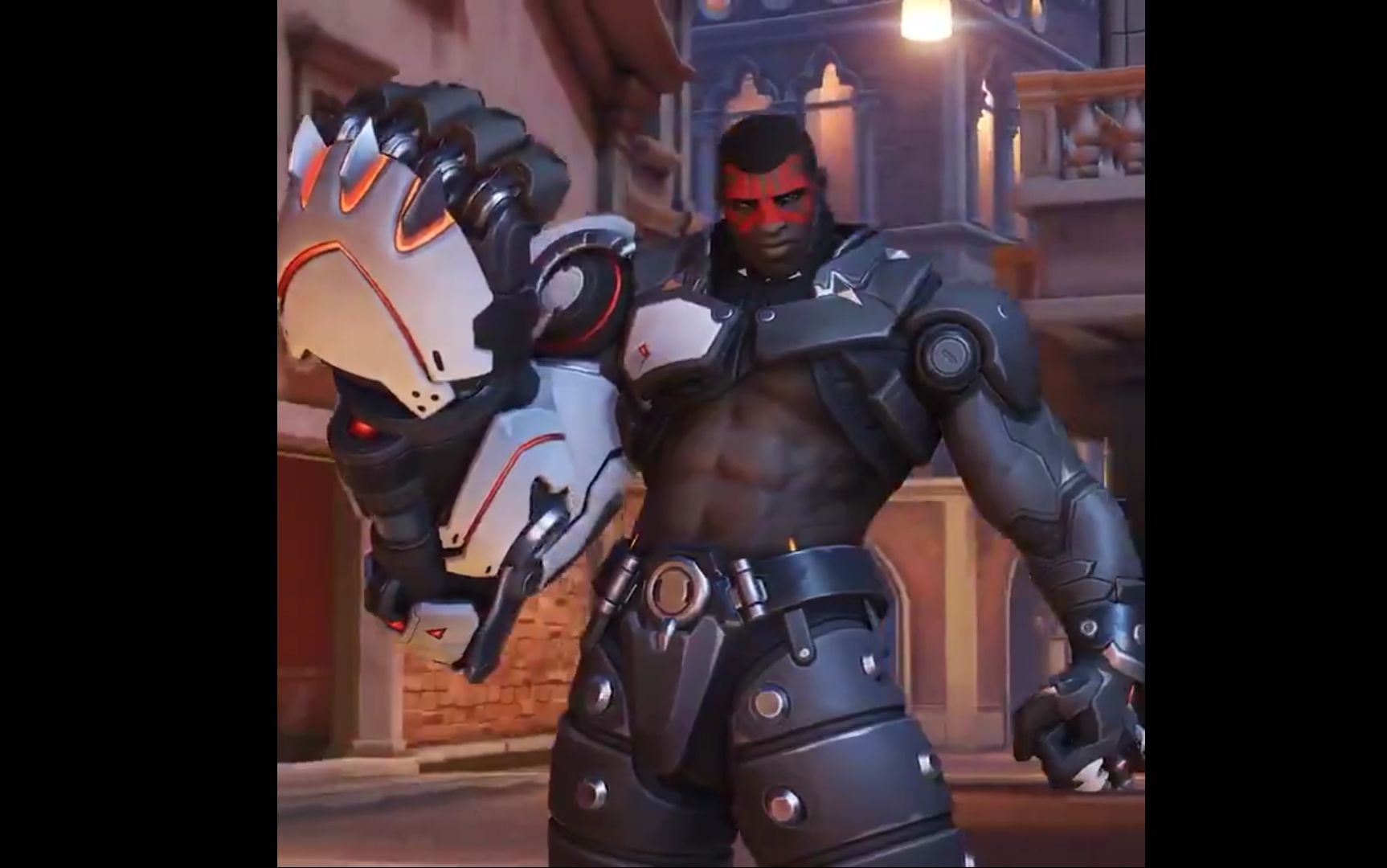 即将于守望先锋威尼斯行动上线的末日铁拳新皮肤: 黑爪_哔哩哔哩_bili