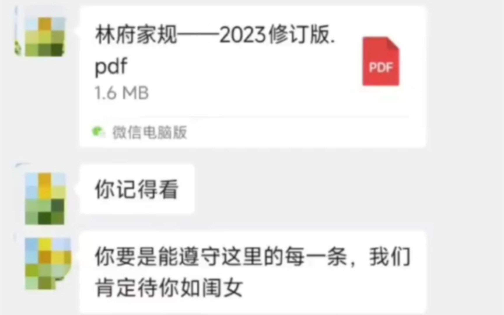 林府家规哈哈哈哈,可惜没有完整版,1.6M还算上图片内存了昂哈哈哈哔哩哔哩bilibili