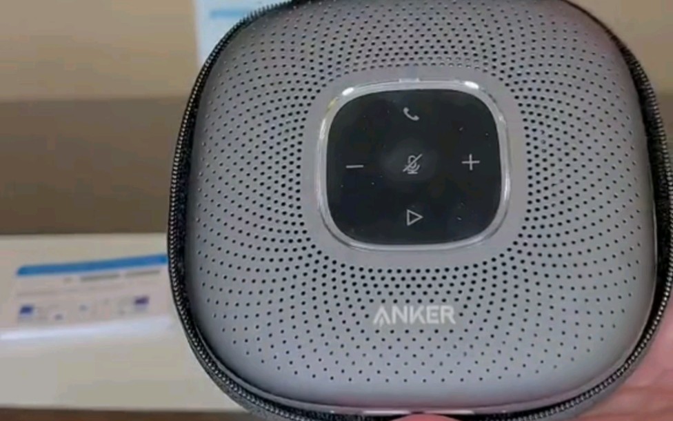 鼎度Anker PowerConf+A3S3电话会议麦克风蓝牙音箱多人通话功能扬声器哔哩哔哩bilibili