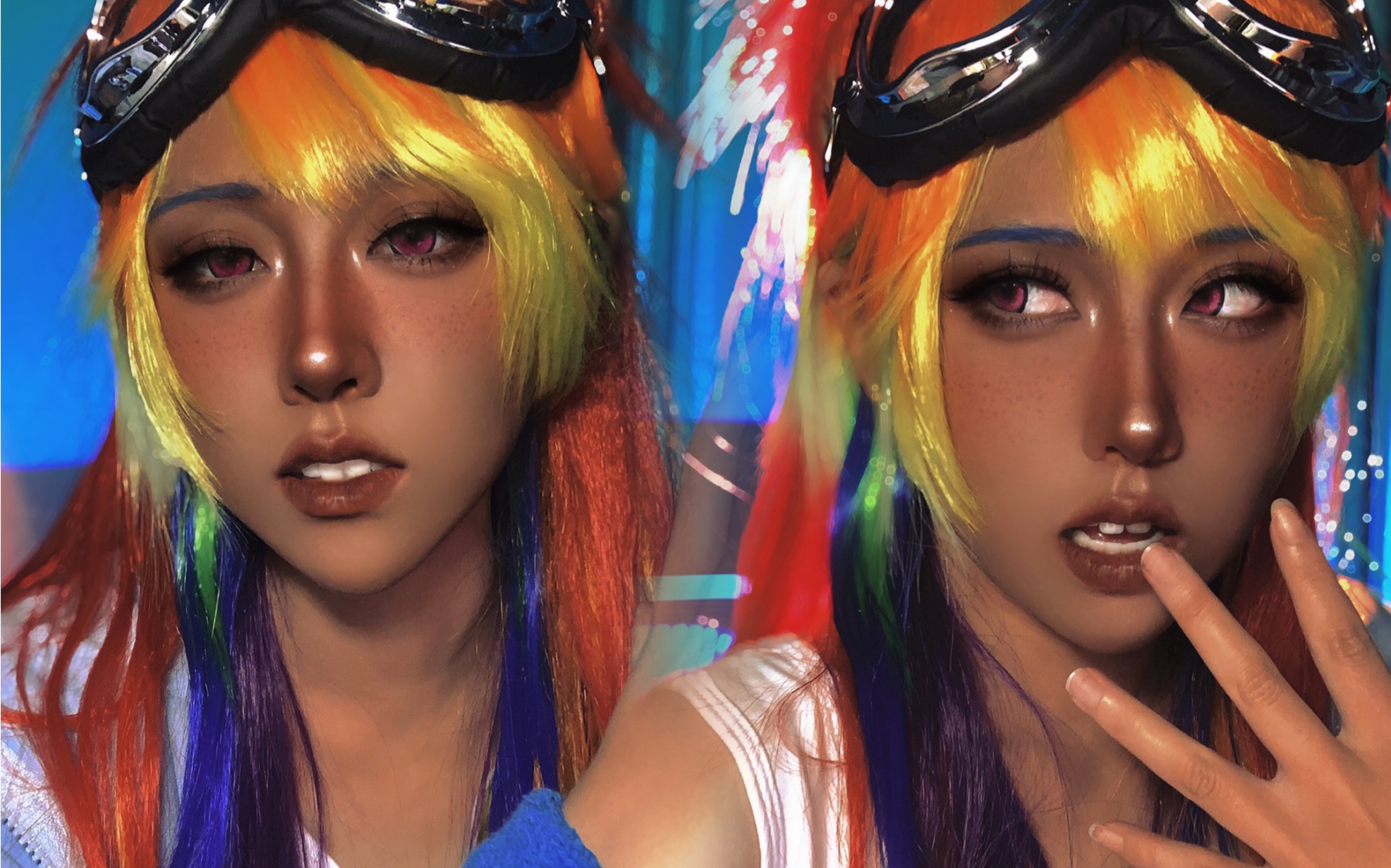 姐的平a罢了|小马宝莉云宝黛西cos|mlp|小马国女孩|rainbow dash