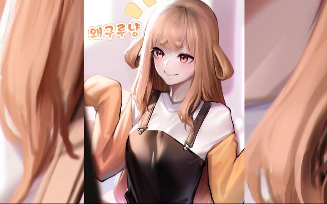 (生肉)kidmo直播绘画片段,还有和女主播之间互动_哔哩哔哩_bilibili