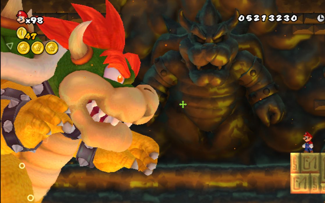 史上超级玛丽游戏中体型最大的库巴