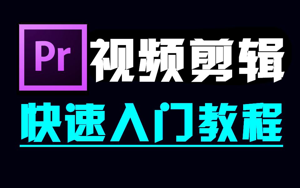 PR剪辑视频教程 (从零基础开始学剪辑,新手入门实用版2024)哔哩哔哩bilibili