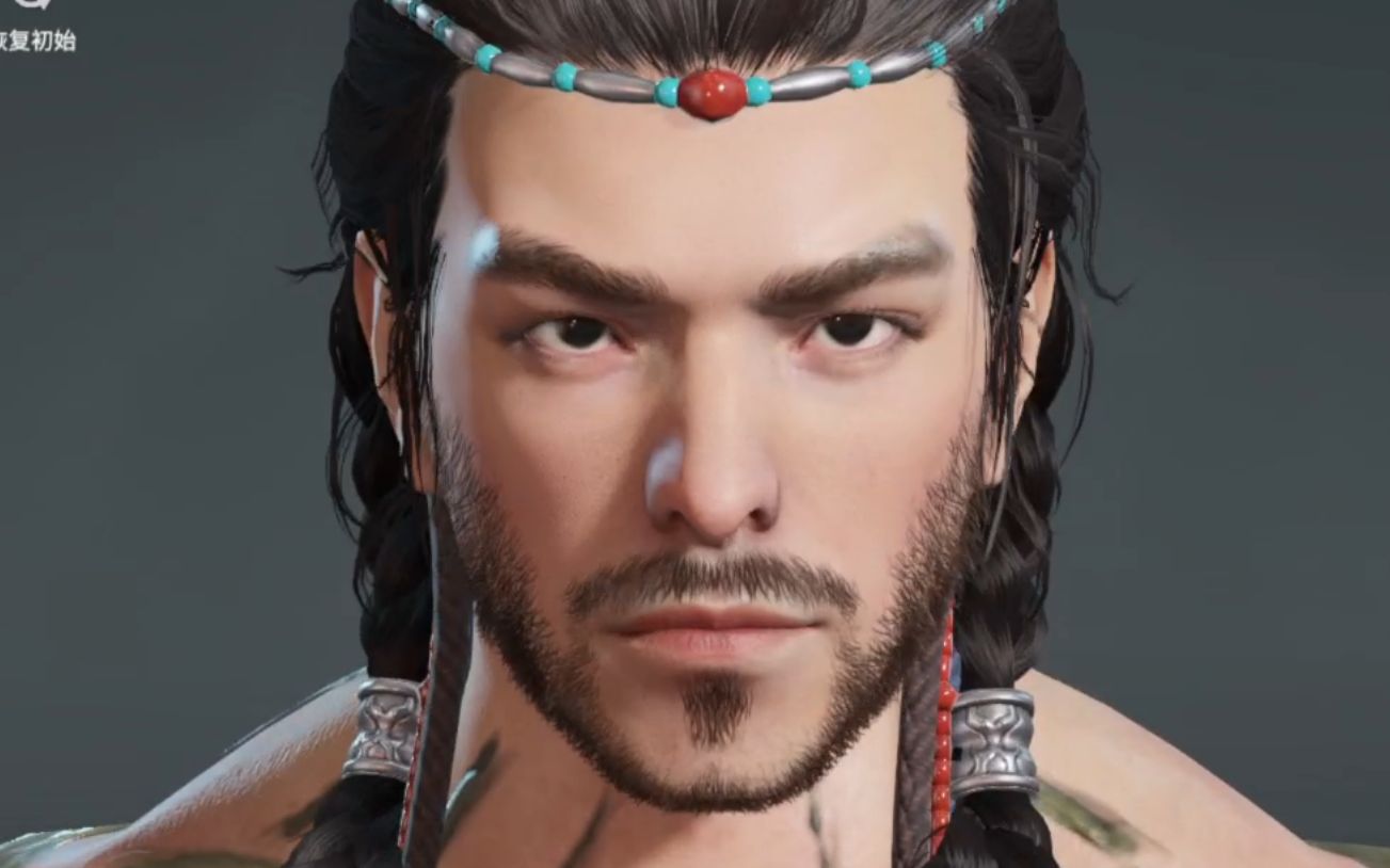 平平无奇的硬汉特木尔【永劫无间】沙男捏脸数据分享