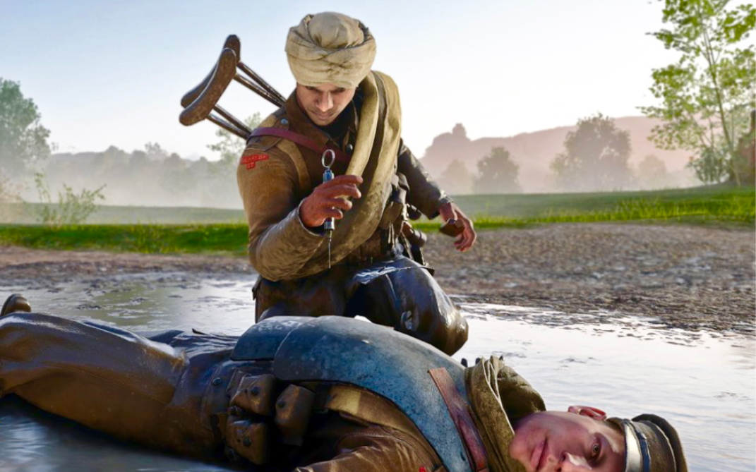 【中文熟肉】战地1英军"医生赶来"渲染及主动语音翻译