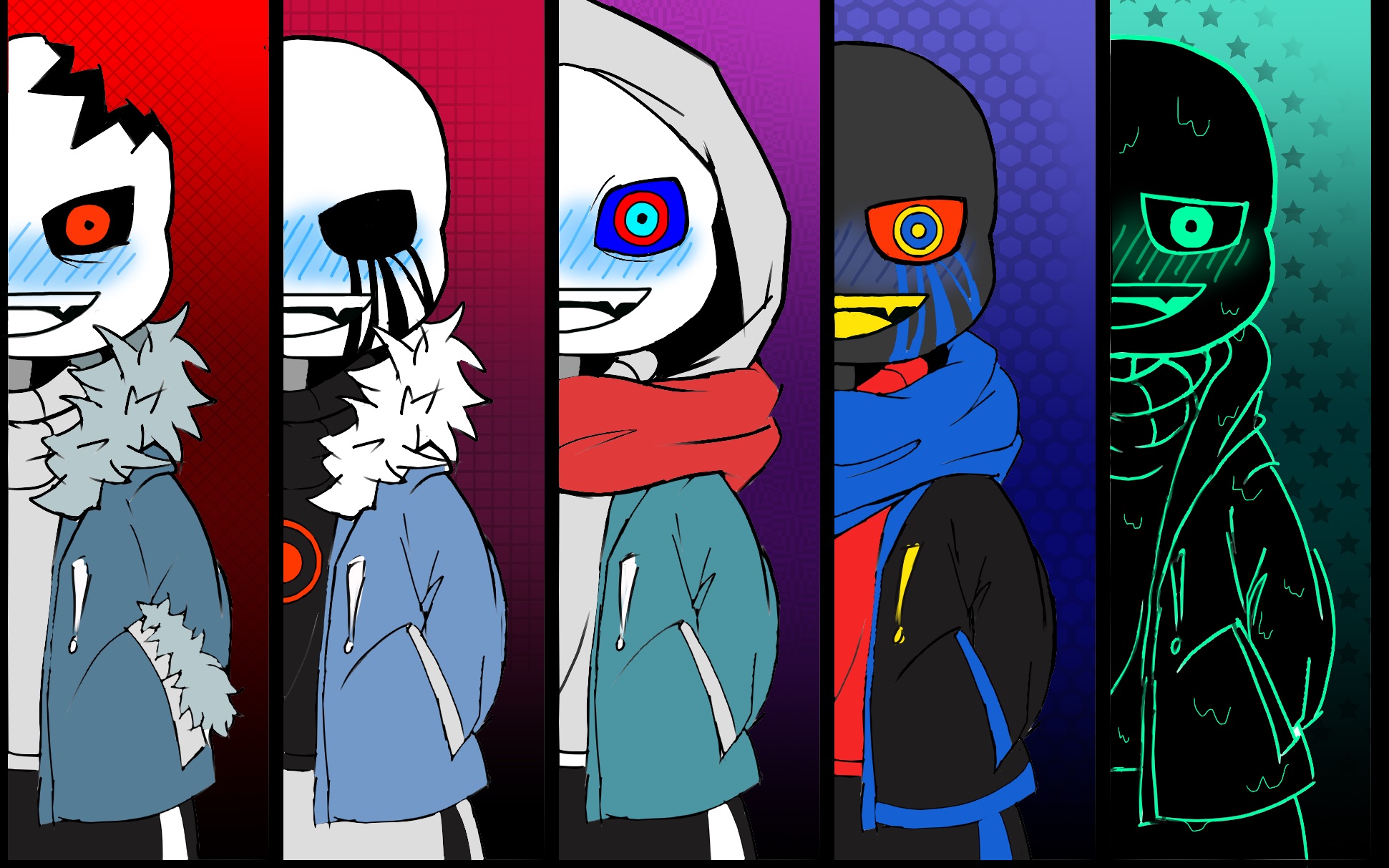 undertalelust和邪骨团的演唱会meme