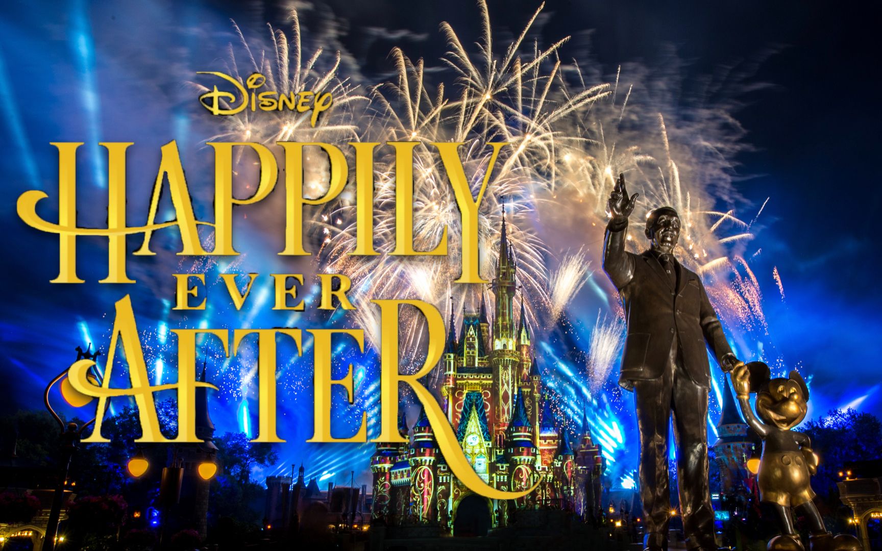 [图]【美国弗罗里达迪士尼】Disney World: Happily Ever After(城堡投影+烟花)