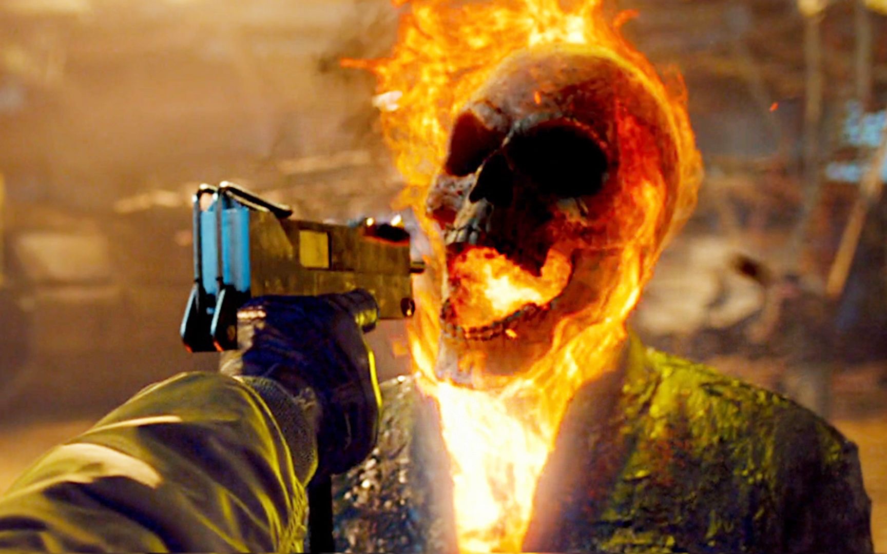 恶灵骑士的地狱摩托一键换装简直不要太帅!