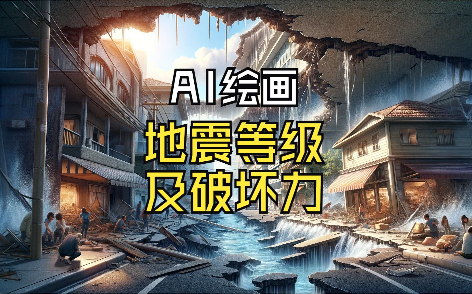 AI绘画地震等级及其破坏力哔哩哔哩bilibili