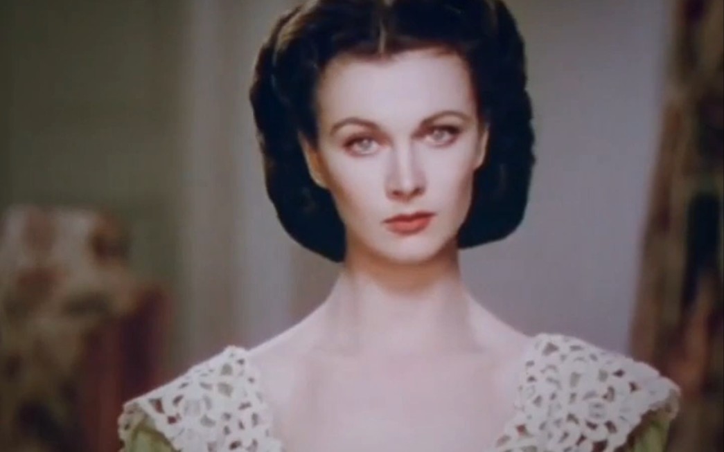 [图]《乱世佳人》费雯丽试镜 Gone with the wind screen test Vivien Leigh as Scarlet O'hara