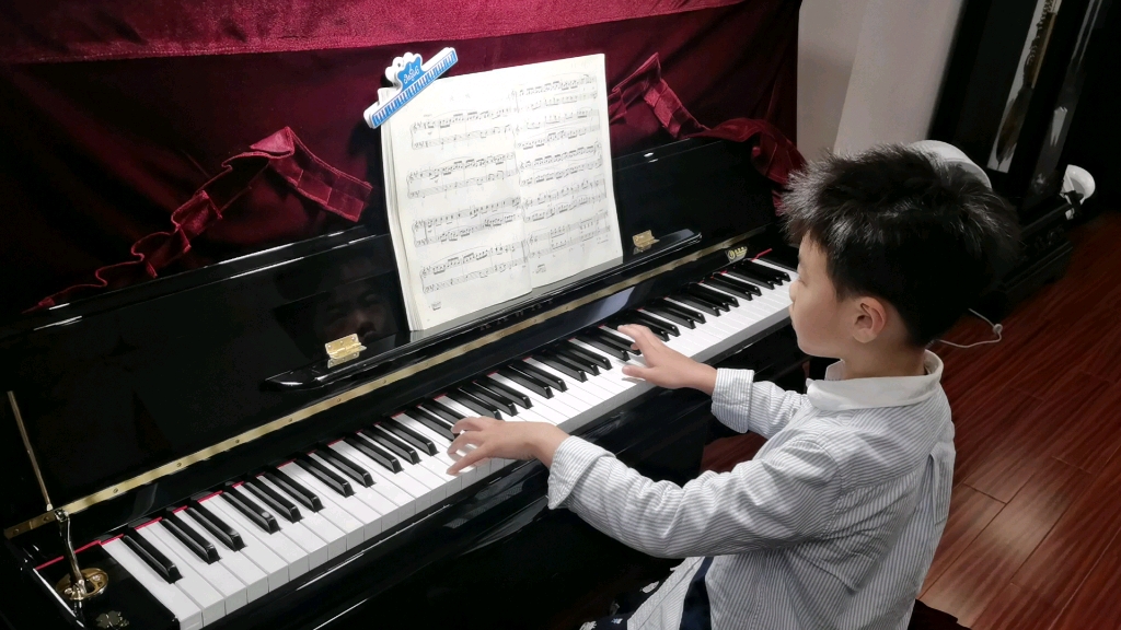 钢琴考级五级曲目《快板》w.f.巴赫