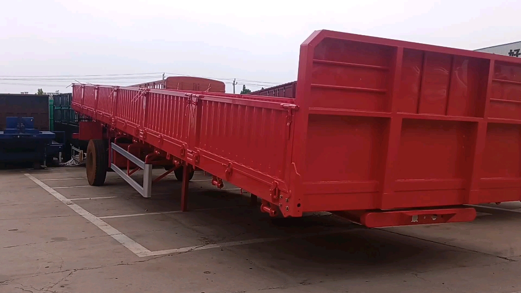 侧翻自卸半挂车厂家价格标箱侧翻依旧换新定制出口轻型自卸山东梁山13