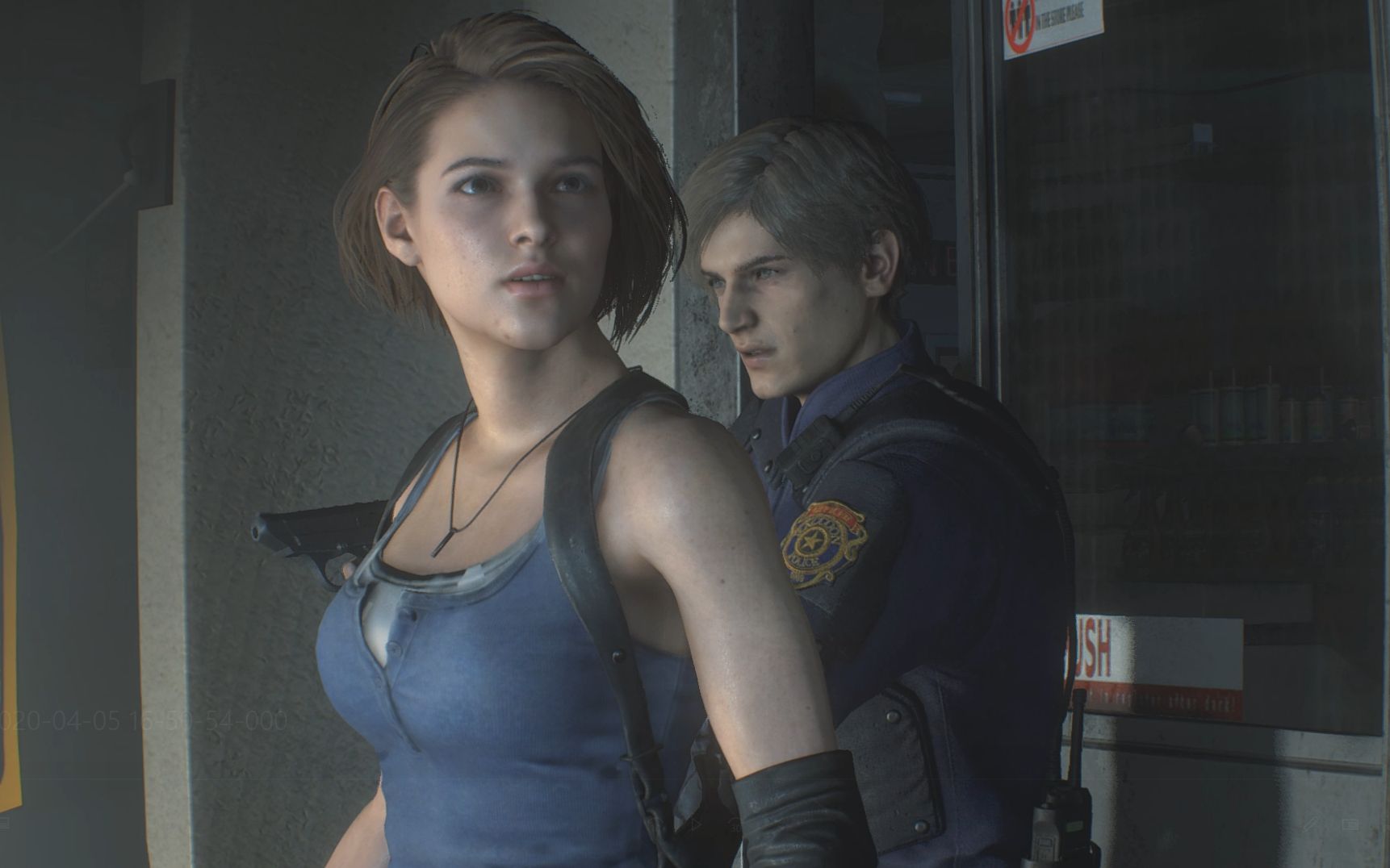 生化危机2重制版吉尔与里昂相遇浣熊市