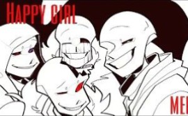 [图]【授权搬运】Happy girl meme ||Undertale AU|| Bad guys