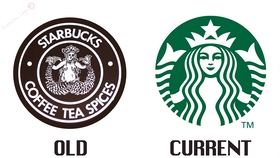 进化史 星巴克logo 哔哩哔哩 つロ干杯 Bilibili