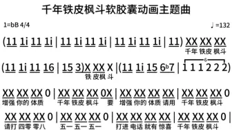 Download Video: 《千年铁皮枫斗软胶囊动画主题曲》简谱