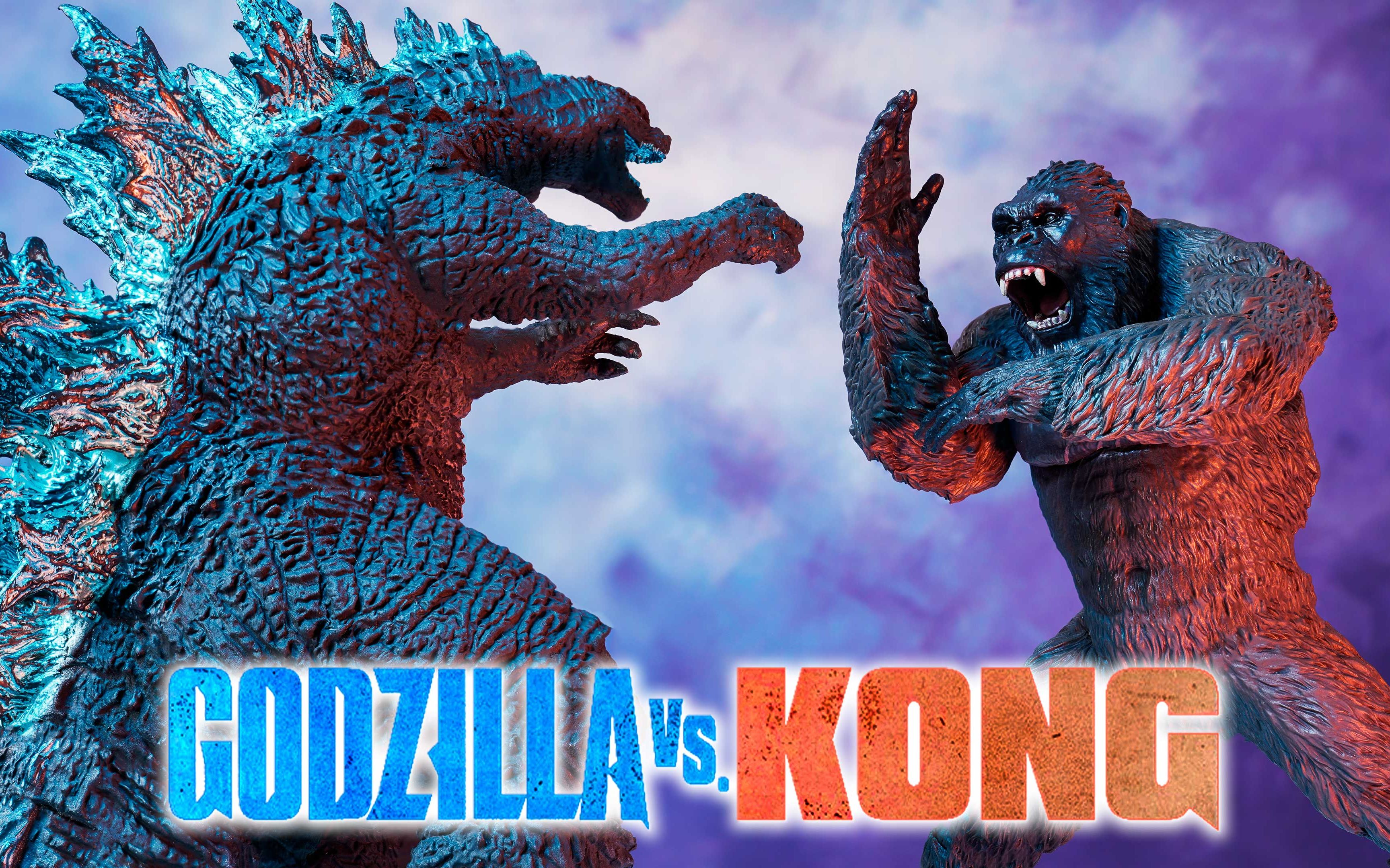 shm 哥斯拉大战金刚 s.h.monsterarts 万代 4k画质