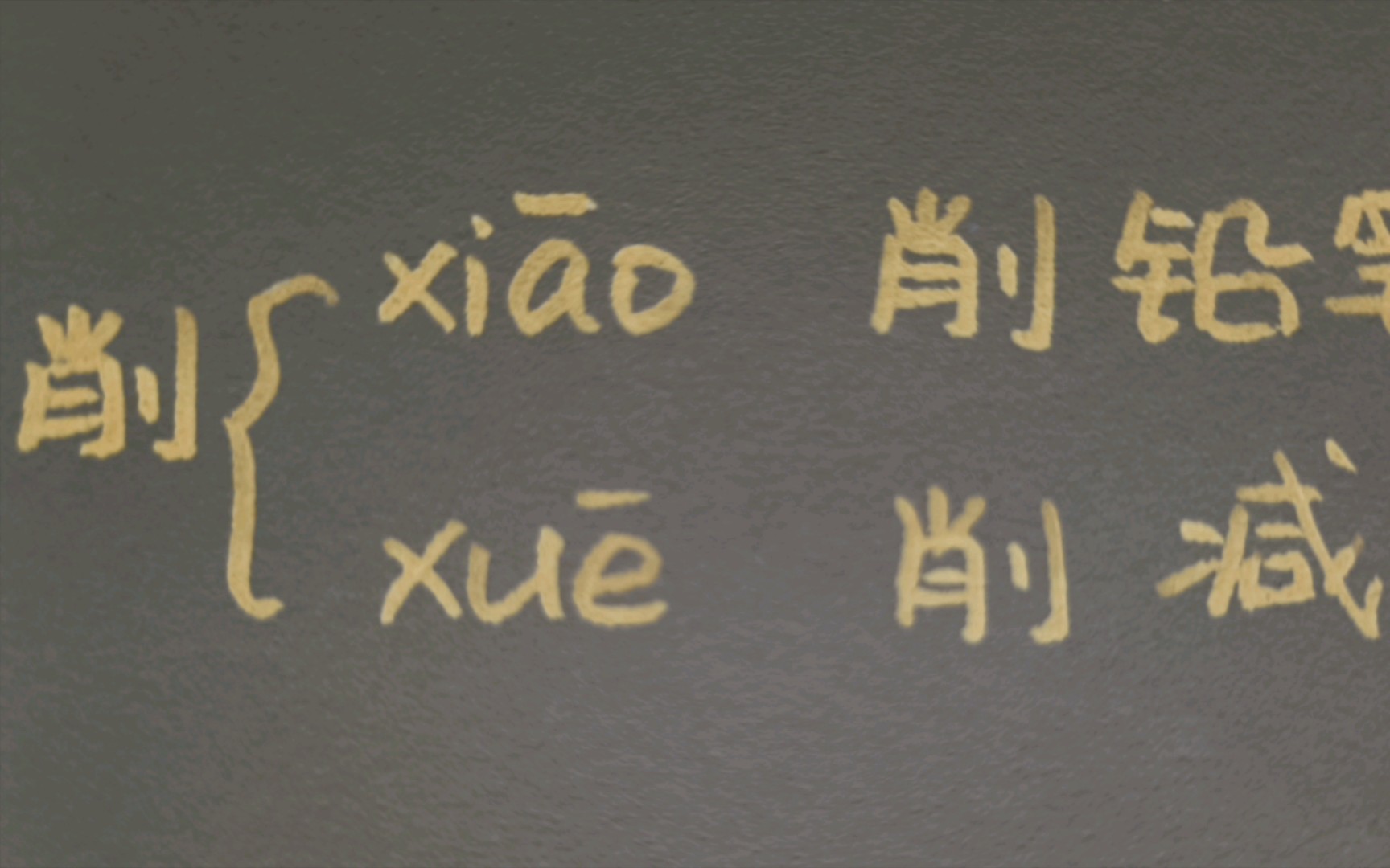 〔小肉丸懒懒小学语文学习笔记〕多音字组词 削 汉语拼音哔哩哔哩bilibili