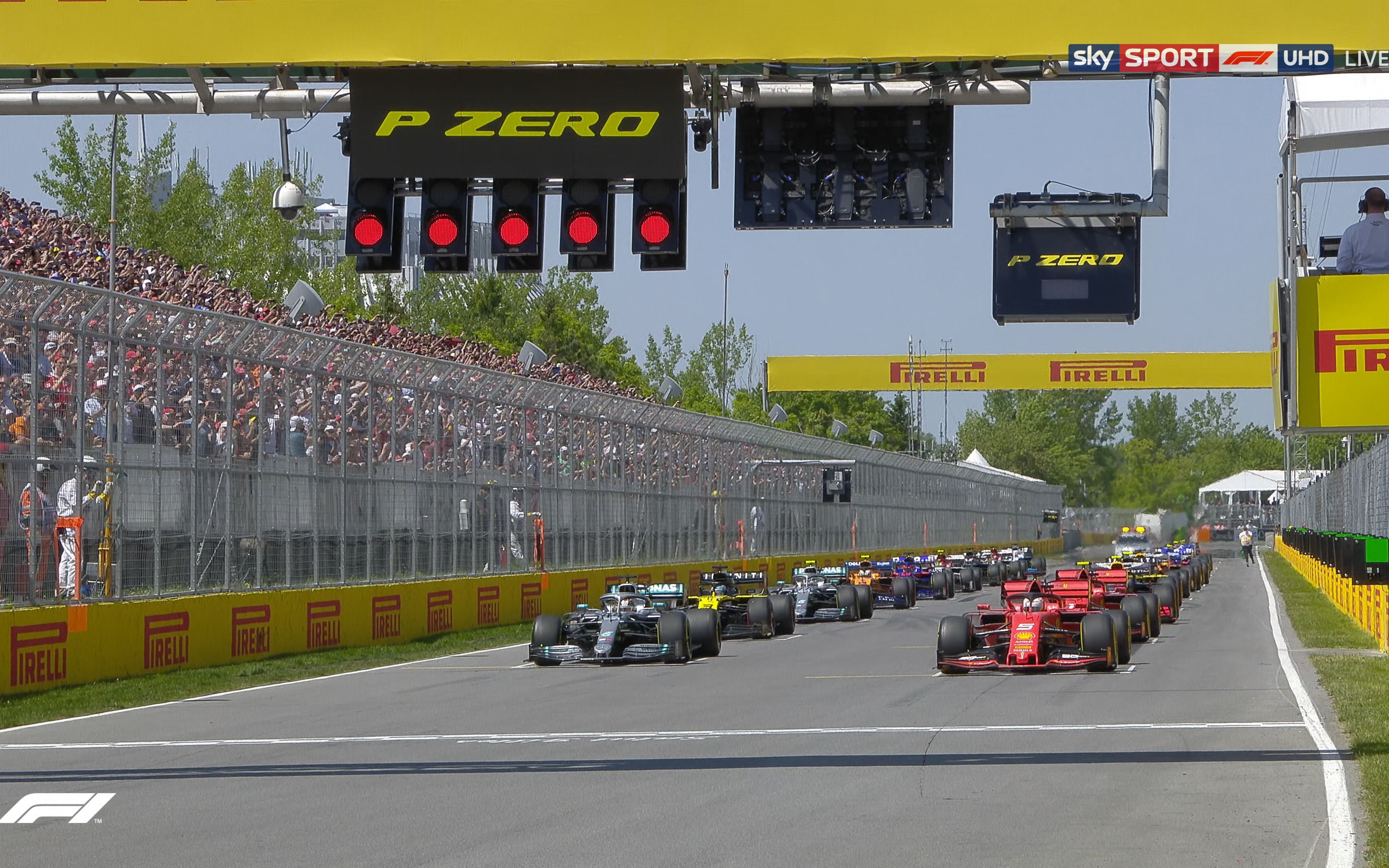 50帧】f1加拿大站超高清正赛2019【前27圈】6月9日吉尔·维伦纽夫赛道