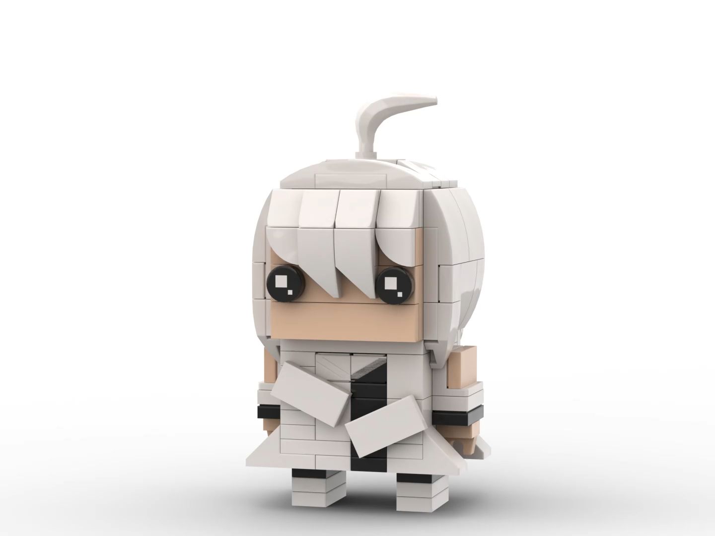 斗罗大陆4终极斗罗古月娜方头手办积木moc