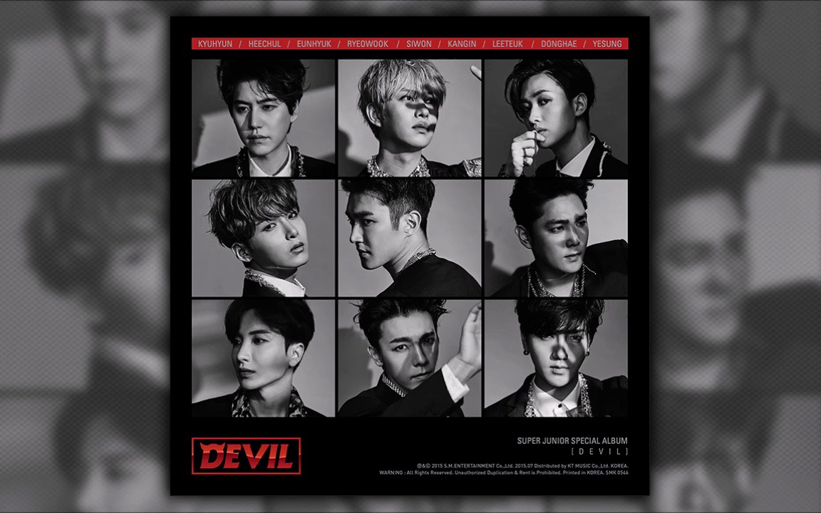 [图]SUPER JUNIOR | DEVIL | Instrumental 伴奏