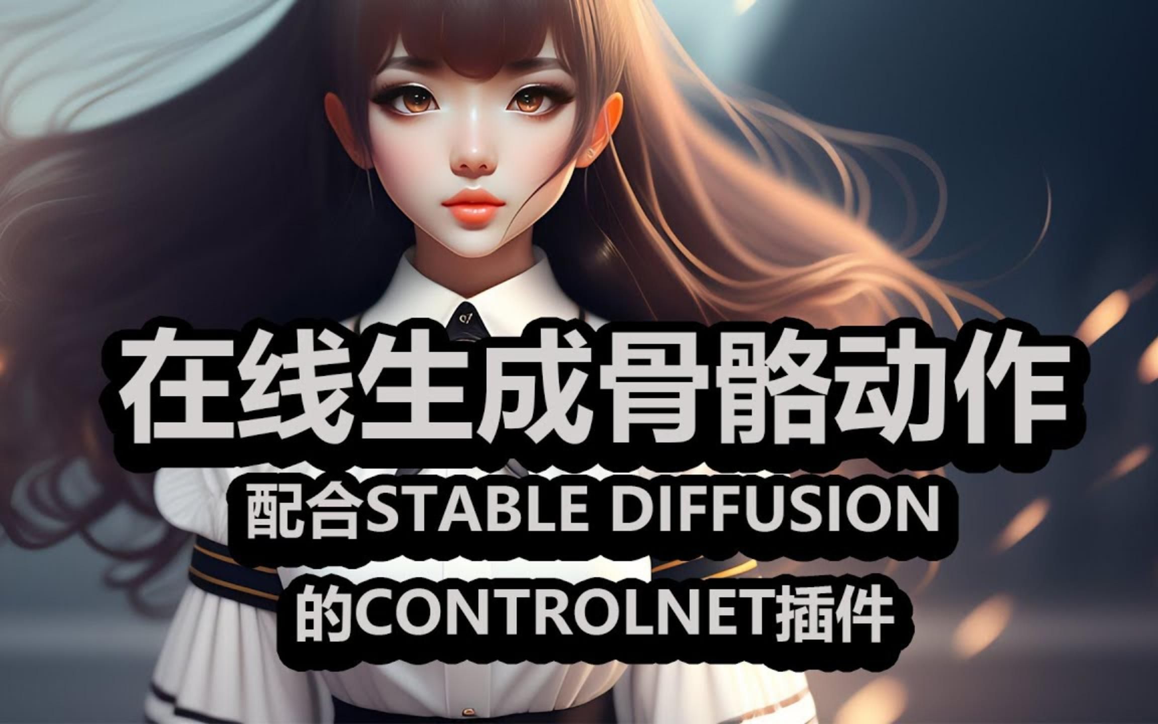 【AI画图软件】分享一个在线生成骨骼动作的网站,配合Stable Diffusion的ControlNet插件效果不错哔哩哔哩bilibili