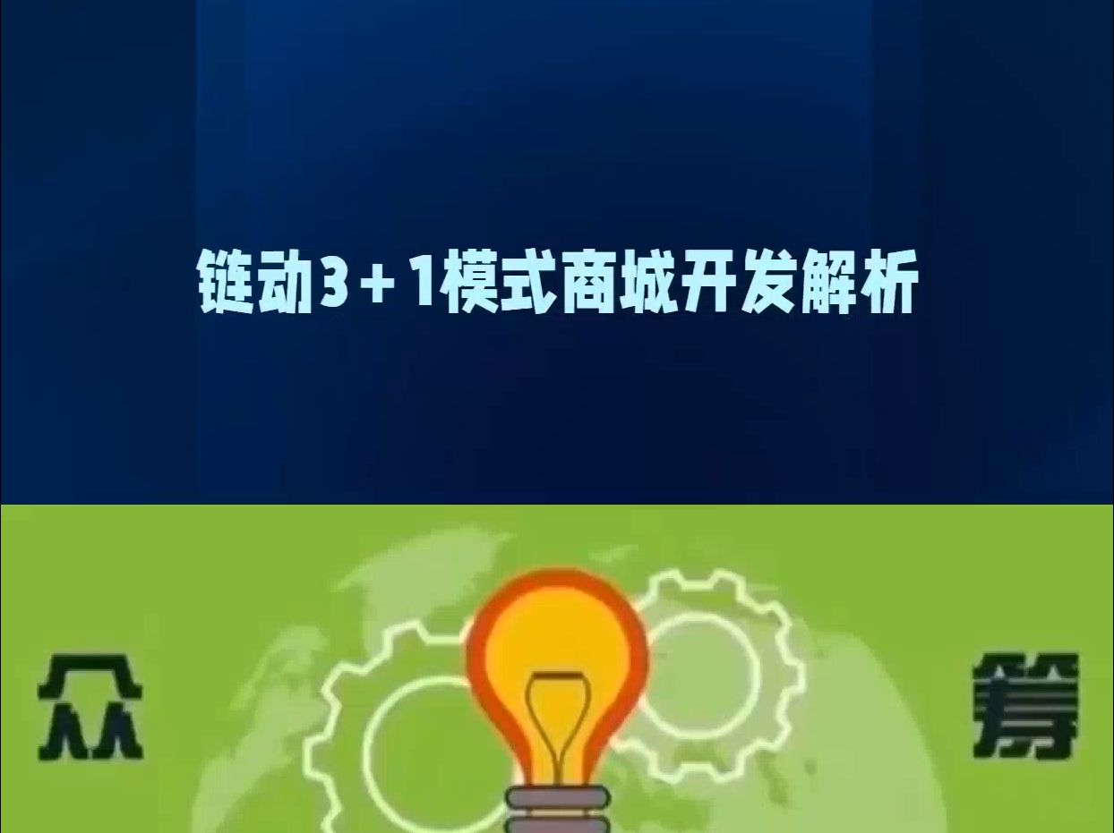 链动3+1链动2+1自动滑落轮值制加联动小程序商城源码开发哔哩哔哩bilibili