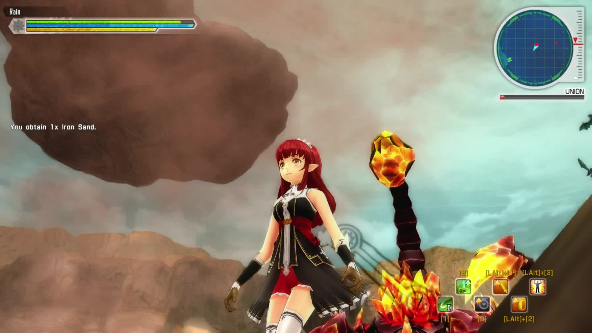 sao- lost song rain status ryona(paralyze, stun, sleep)