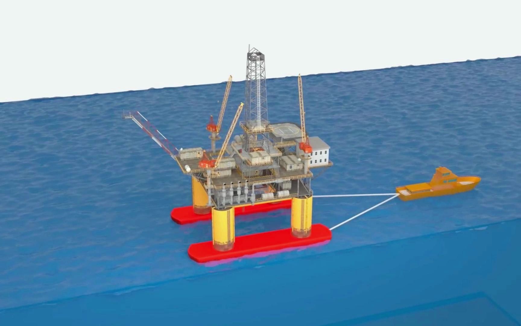 我一直很纳闷,海上钻井平台是怎么开采石油的?