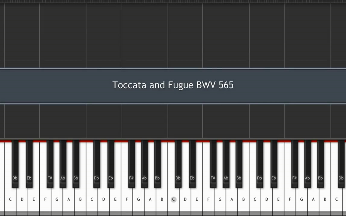 [图]【巴赫】【音符瀑布可视化】d小调托卡塔与赋格 (Toccata and Fugue in d minor, BWV 565)