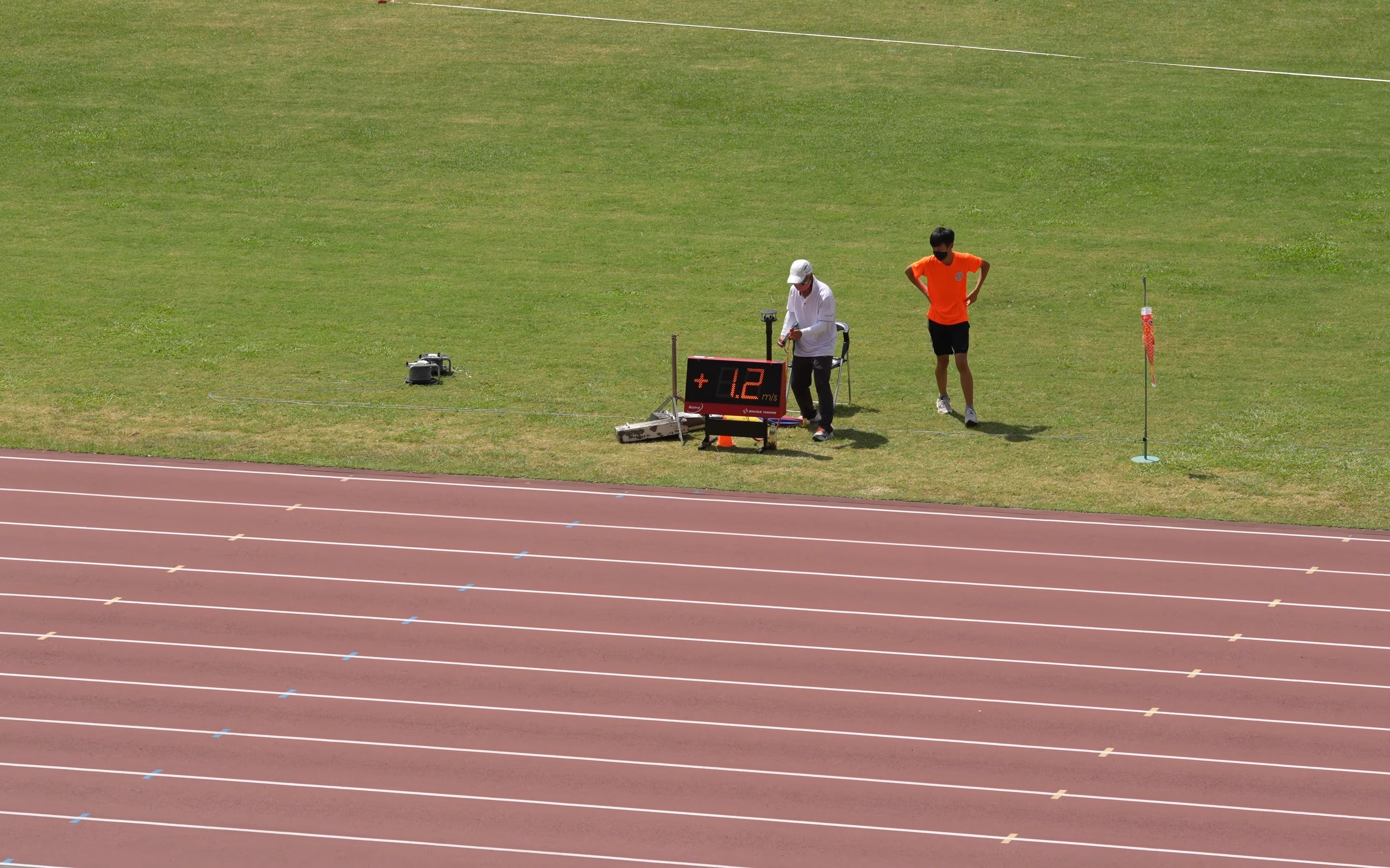 12( 1.2)cr 2022新北城市杯田径公开赛男子100m决赛