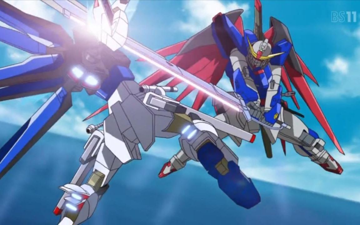 粤语机动战士高达seeddestiny基拉骚操作空手接白刃