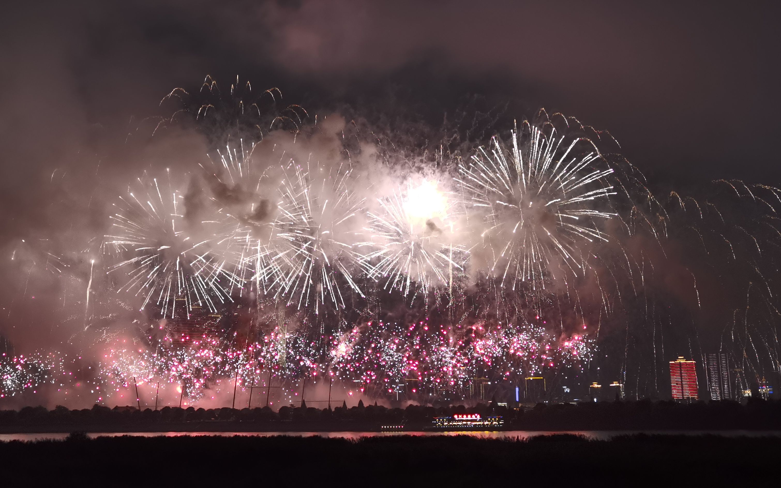 长沙烟花—庆祝建党100周年