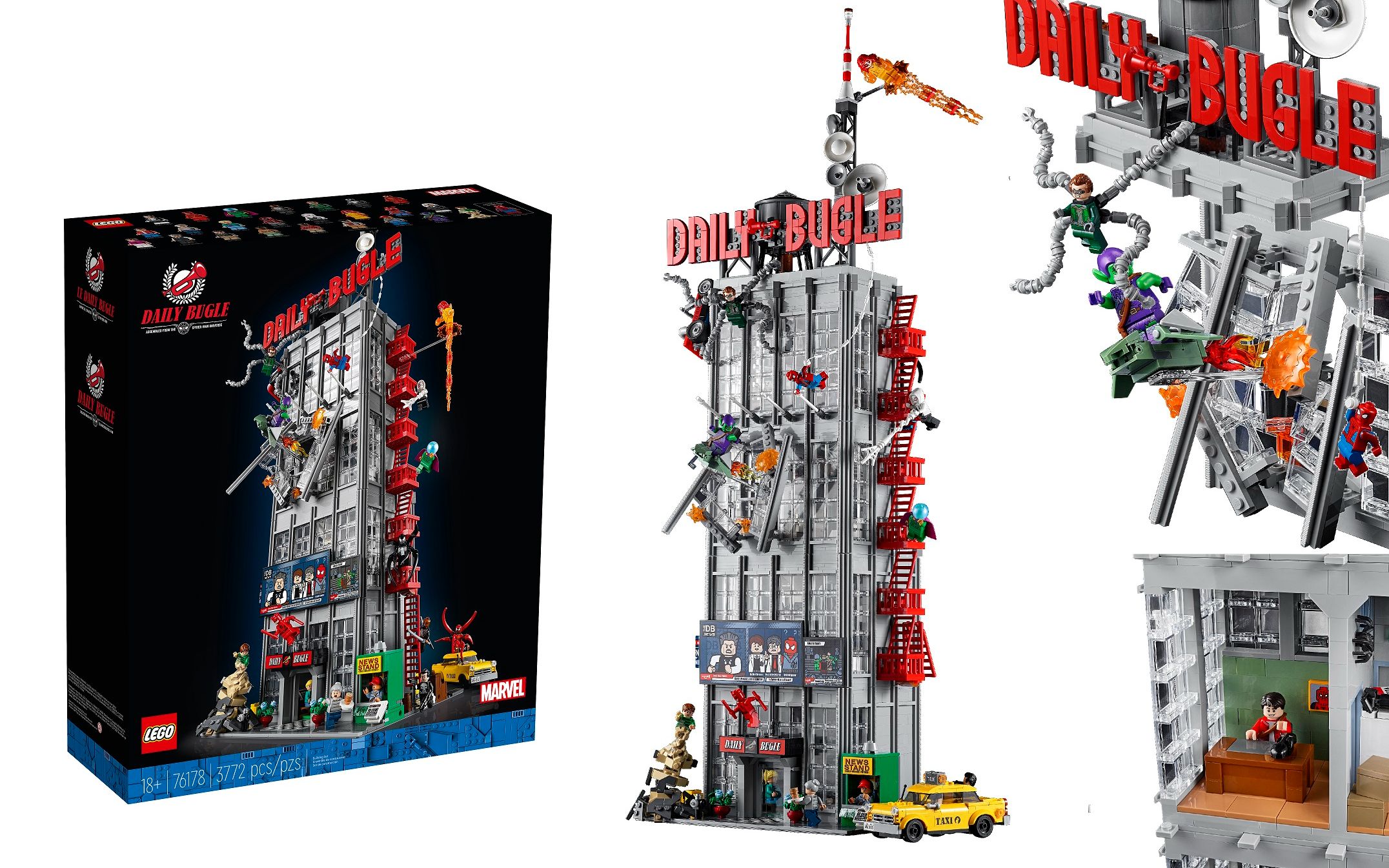 乐高lego 76178 蜘蛛侠 号角日报大楼 2021新品评测_哔哩哔哩_bili