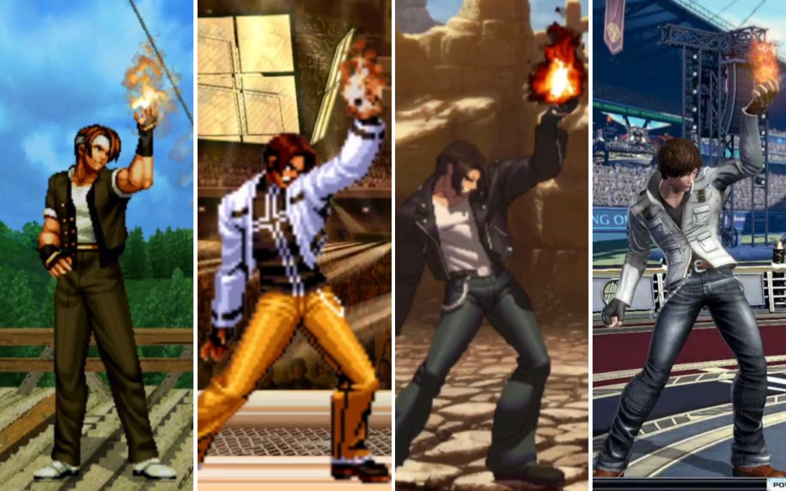 拳皇kof 草薙京 大蛇薙的演变