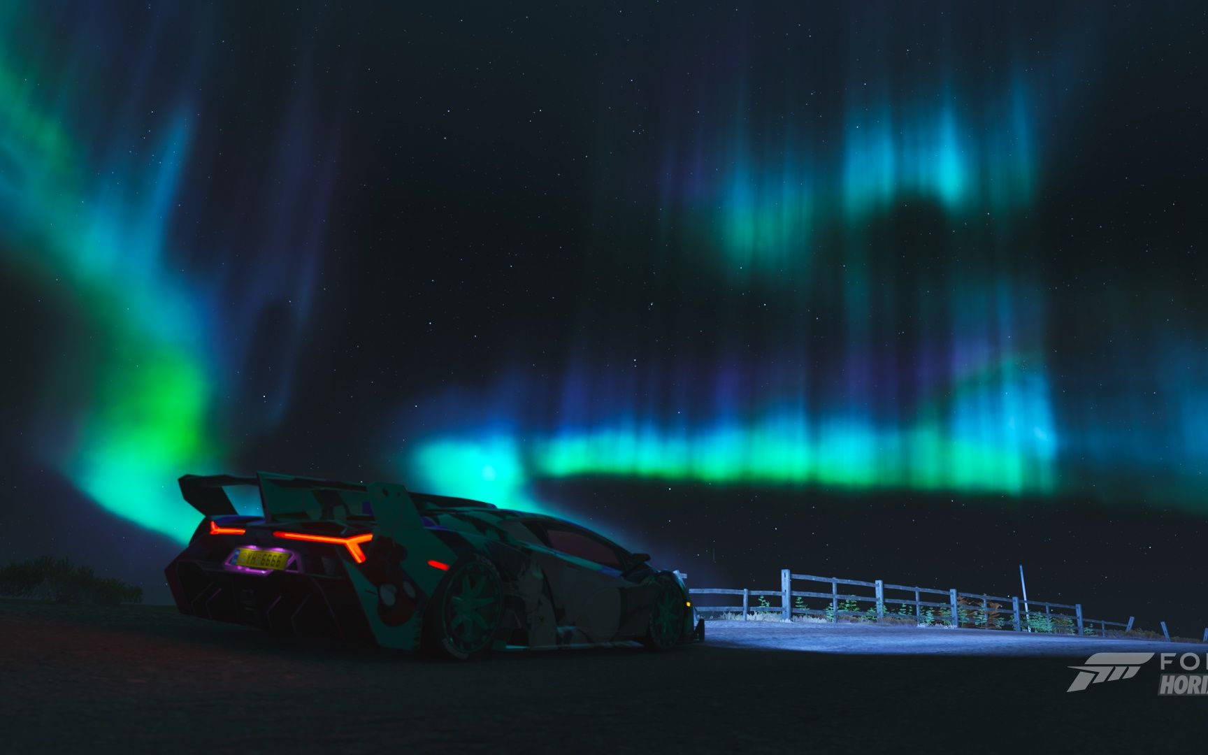 地平线4 财富岛 极光 兰博基尼