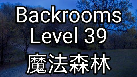 Backrooms 后室】level 39 魔法森林【介绍】