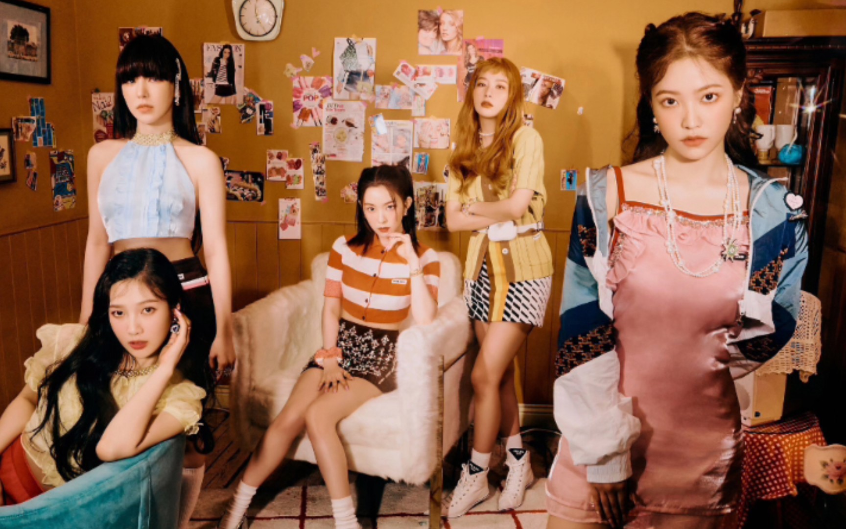 red velvet团体回归预告照