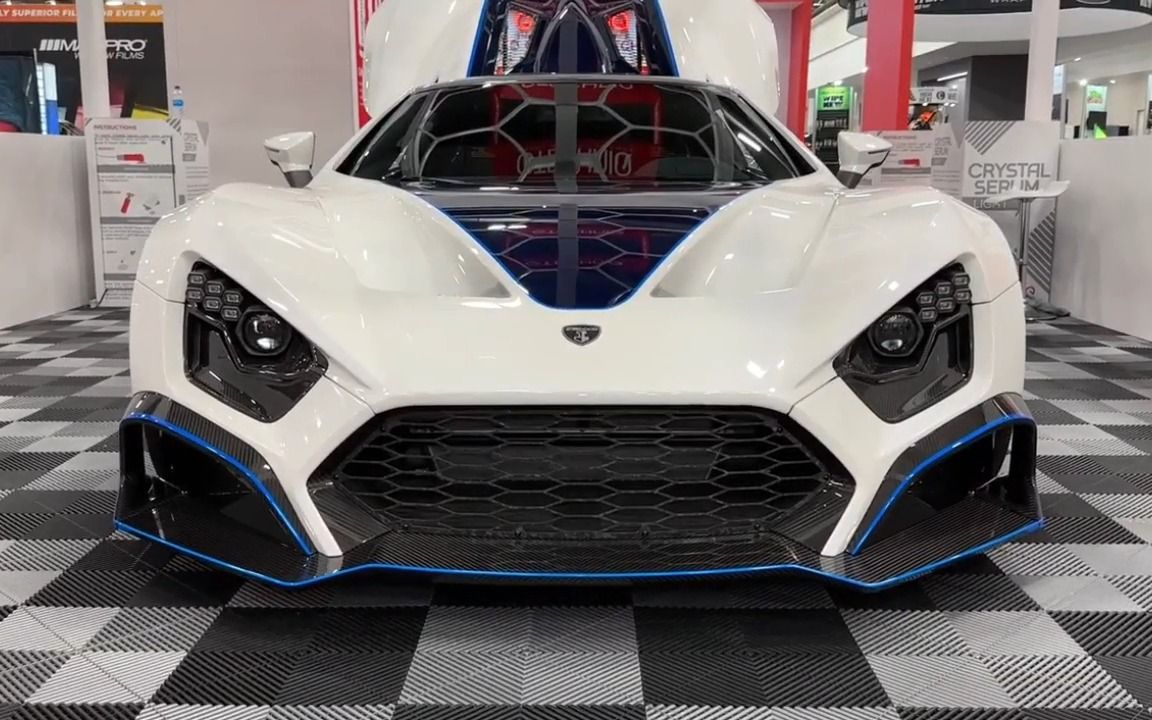 全方位实拍丹麦超跑品牌zenvo推出的6.0l双增压v8车型tsr-s