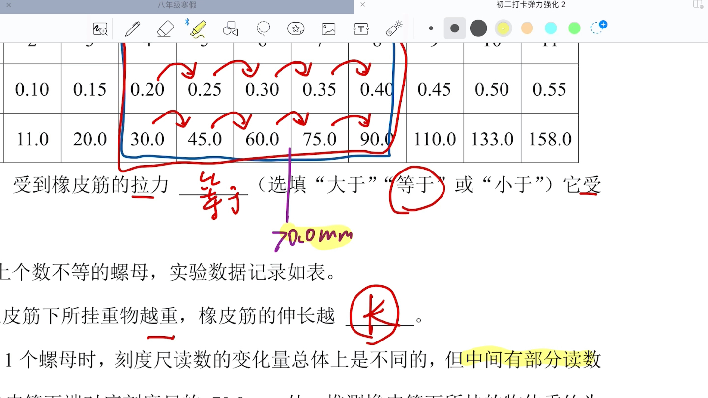 初二 弹力重力补充作业哔哩哔哩bilibili